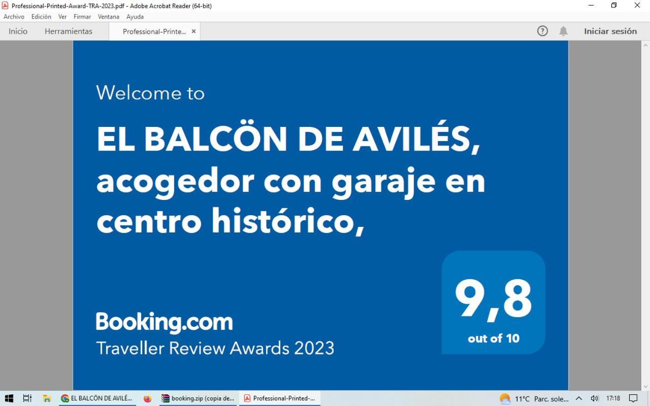 El Balcoen De Aviles, Acogedor Con Garaje En Centro Historico, Εξωτερικό φωτογραφία